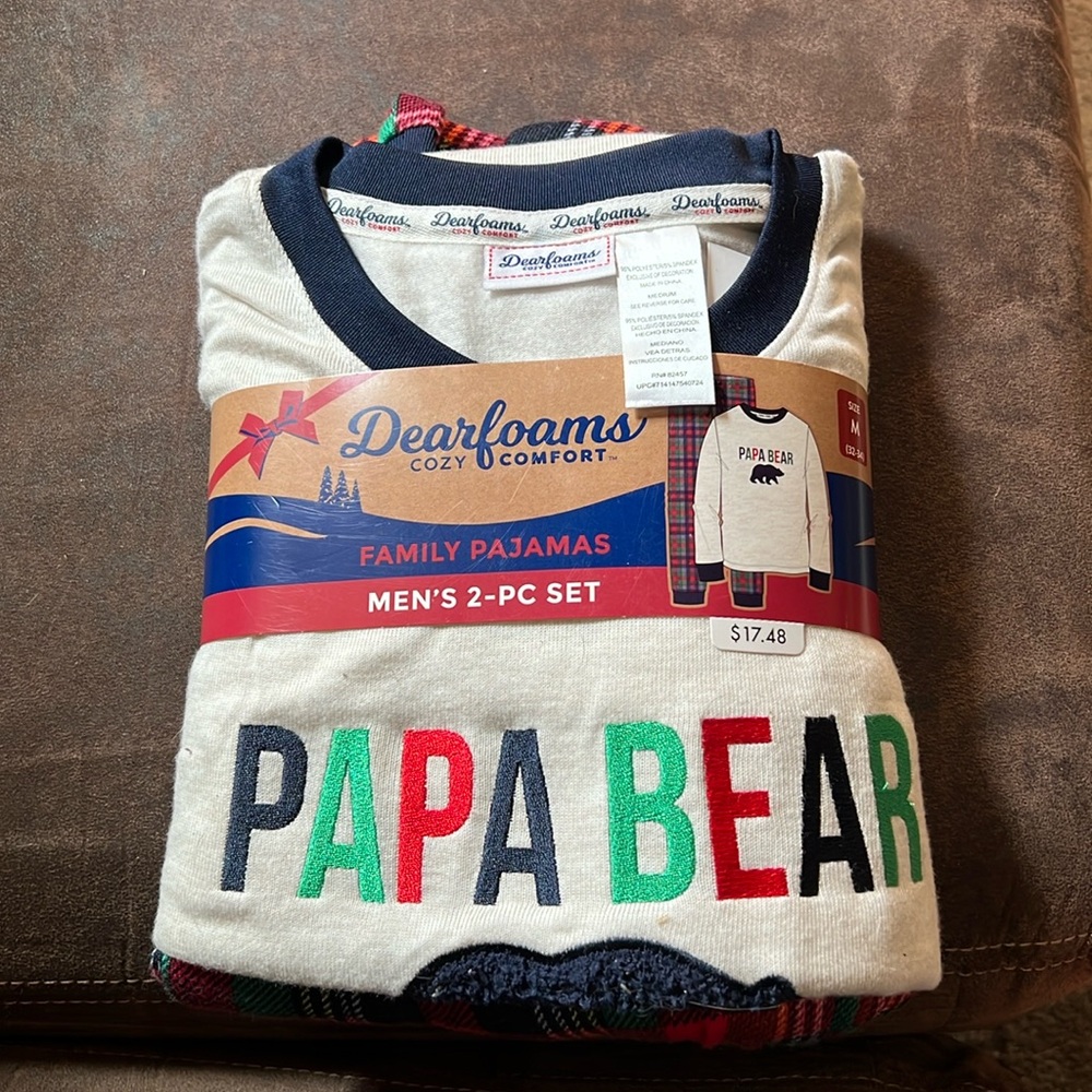 Papa Bear Pjs Brand New
